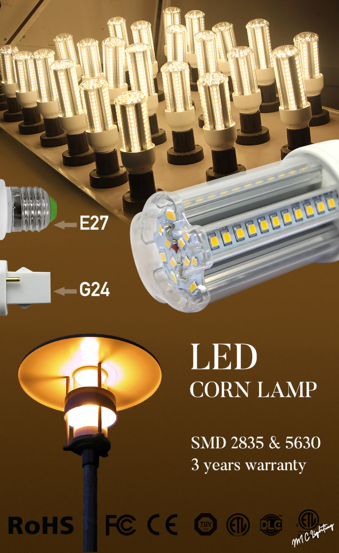 10w LED Corn Bulb