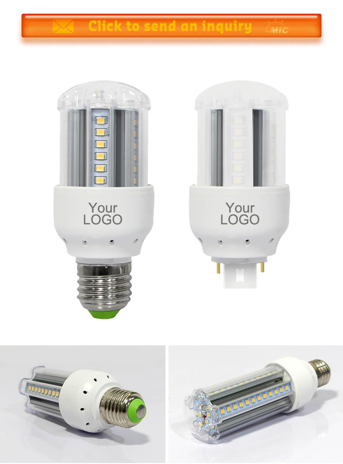 12w LED Corn Bulb