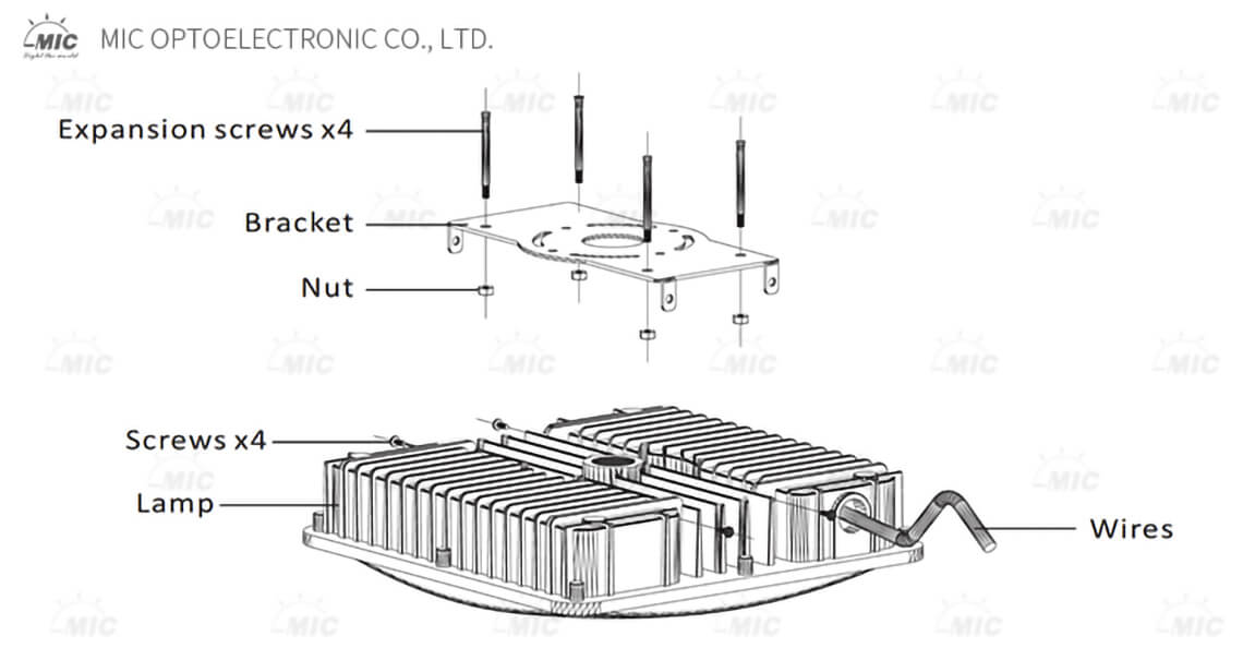 80w 120w LED Canopy