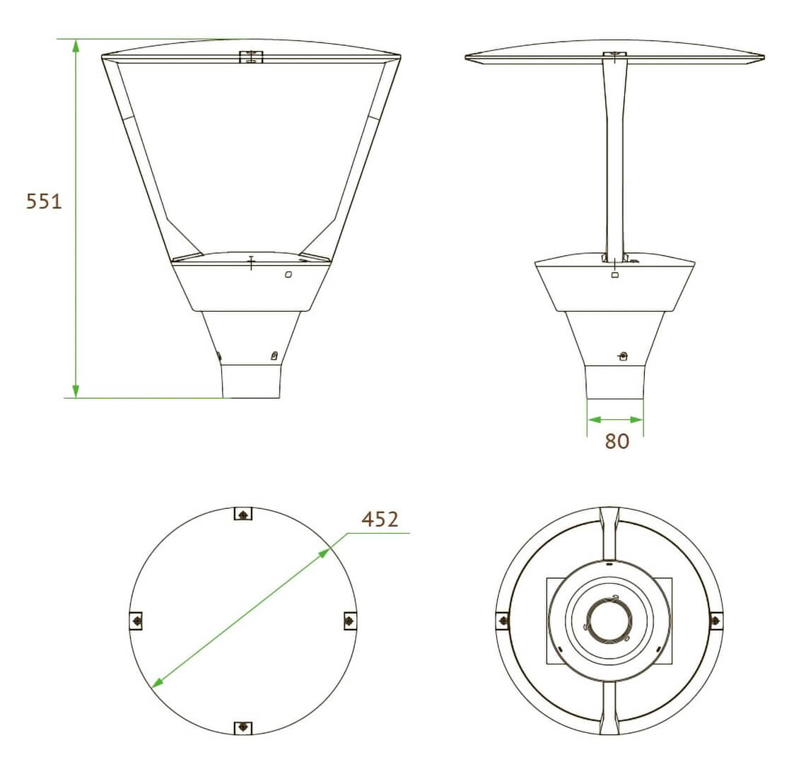 A Series 75w LED