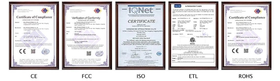 certifications