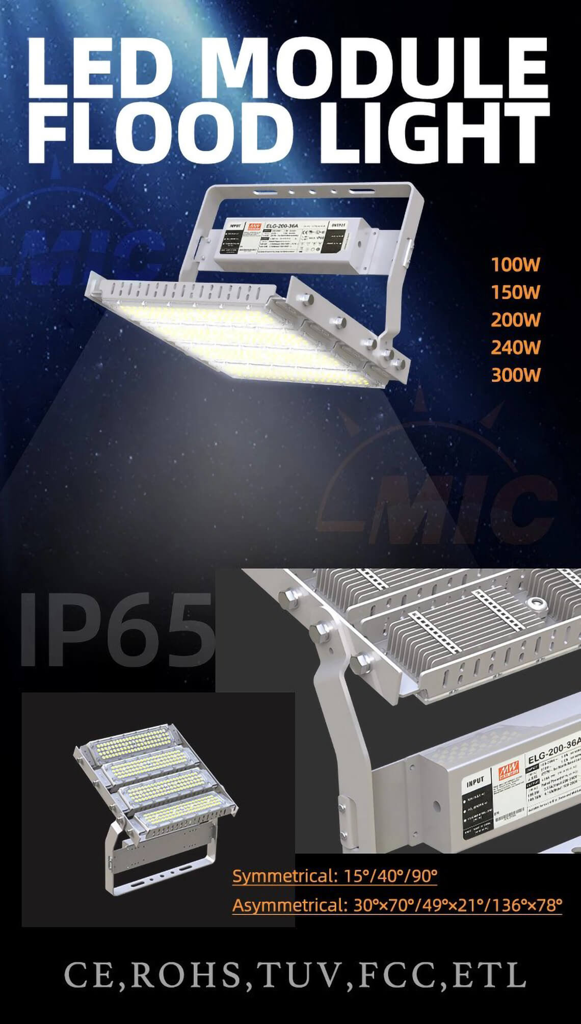 200w LED Flood light