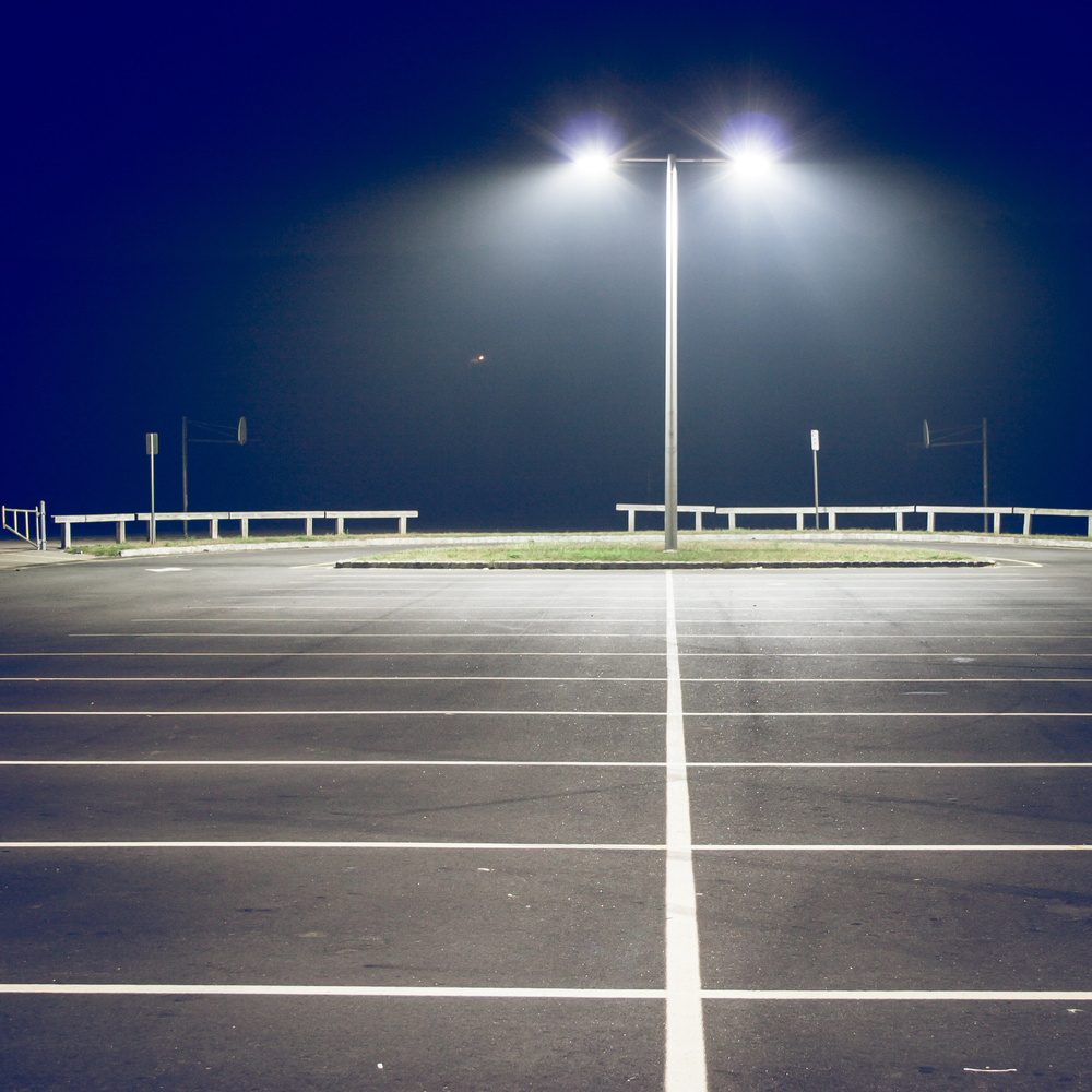 led parking lot light