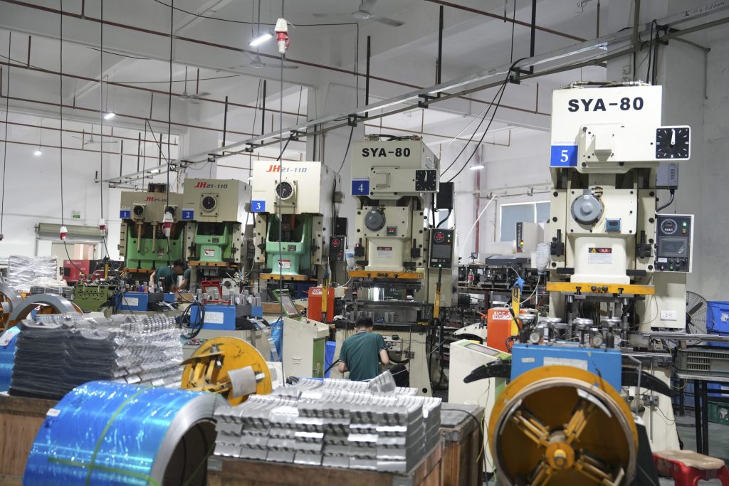 Workshop stamping equipment