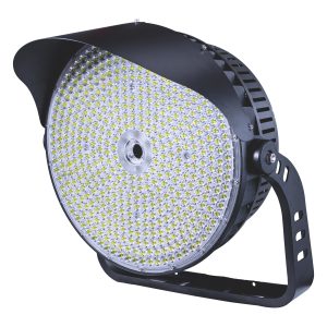 round spotlight 1000w side view MFL-R1000-3