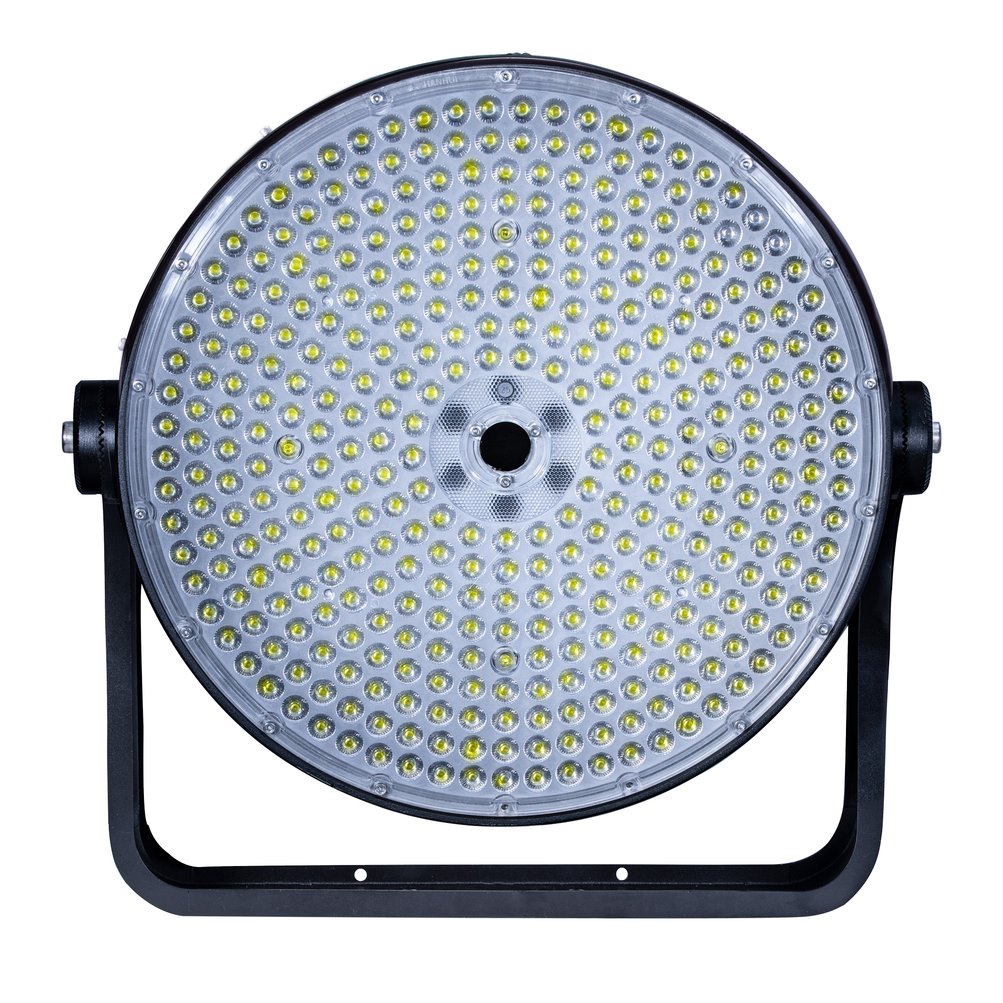 round spotlight 600w front view MFL-R600-3