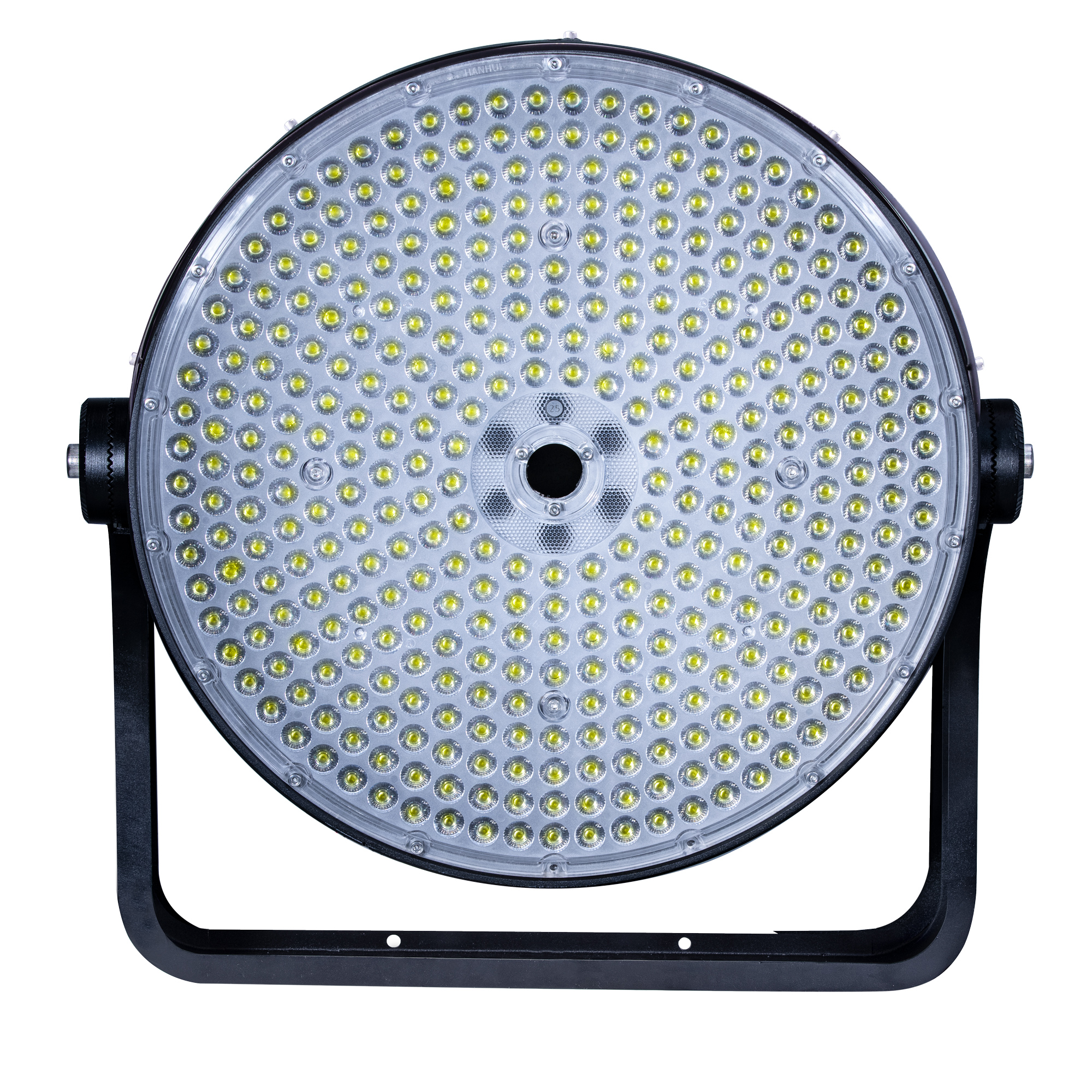 round spotlight 800w front view MFL-R800-3