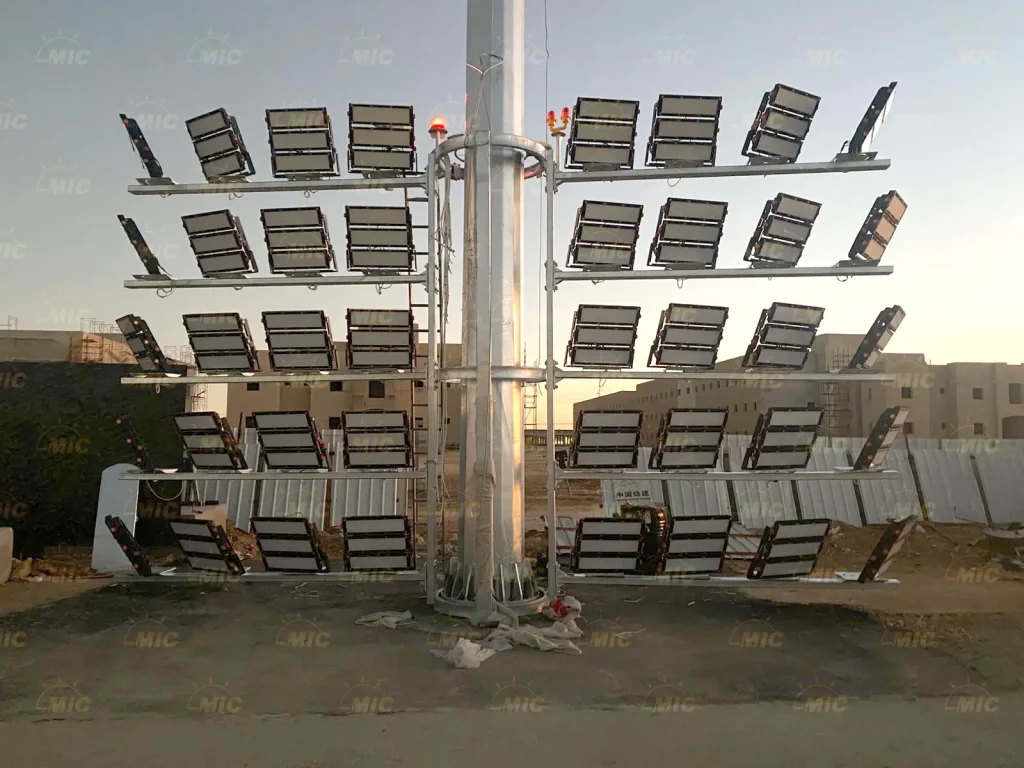 2000W LED High Mast Lighting Project in Saudi Arabia