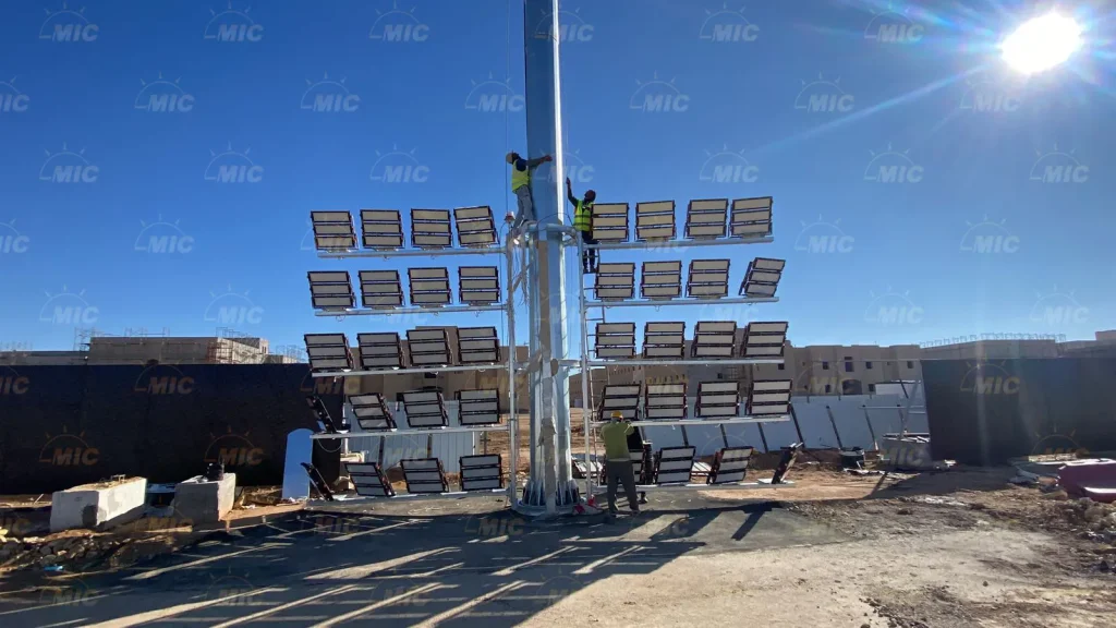 2000W LED High Mast Lighting Project in Saudi Arabia