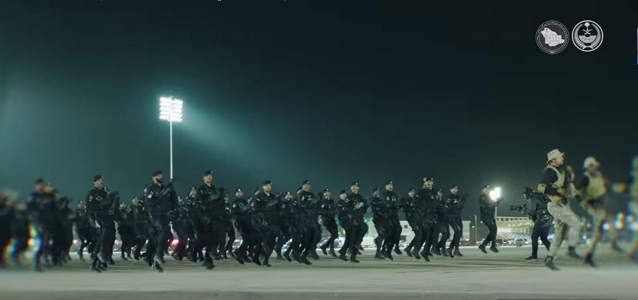 MIC led flood light in Military Base