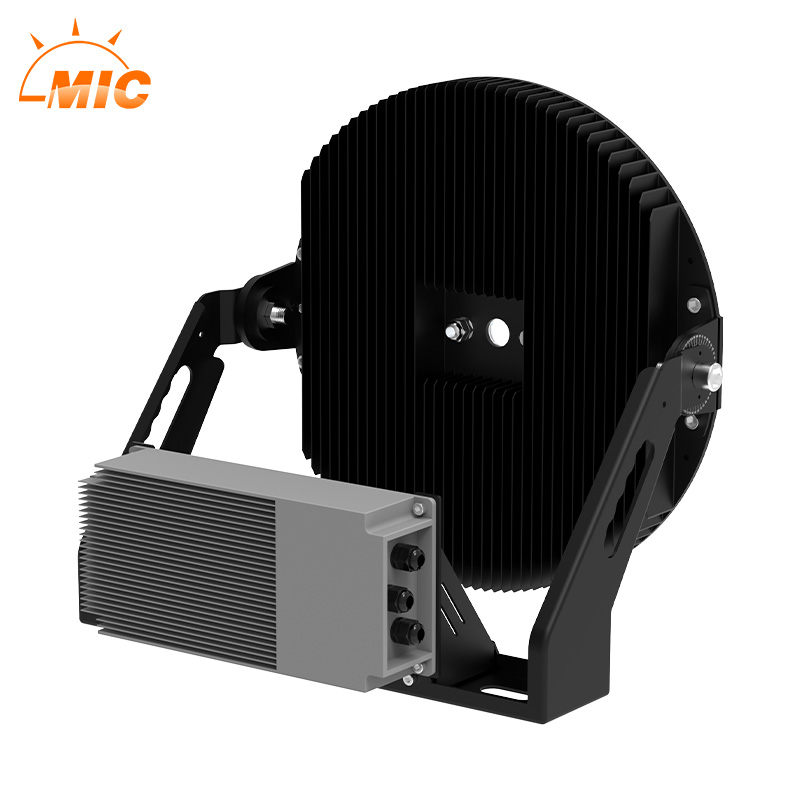 DMX/DALI Driver box on bracket flood light
