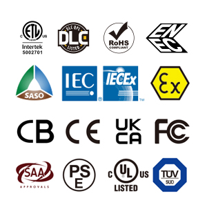 We have certificates from many different countries