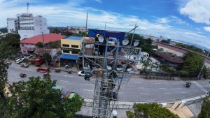 Philippines La Paz Plaza Football Field Project – MFL-R1000-3 LED Floodlight Application