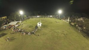 Philippines La Paz Plaza Football Field Project – MFL-R1000-3 LED Floodlight Application