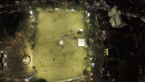 Philippines La Paz Plaza Football Field Project – MFL-R1000-3 LED Floodlight Application