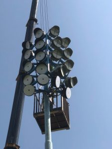 We are thrilled to announce the successful deployment of our high-performance R-3 Series LED Floodlights for a premier football training facility in Dubai, UAE.
