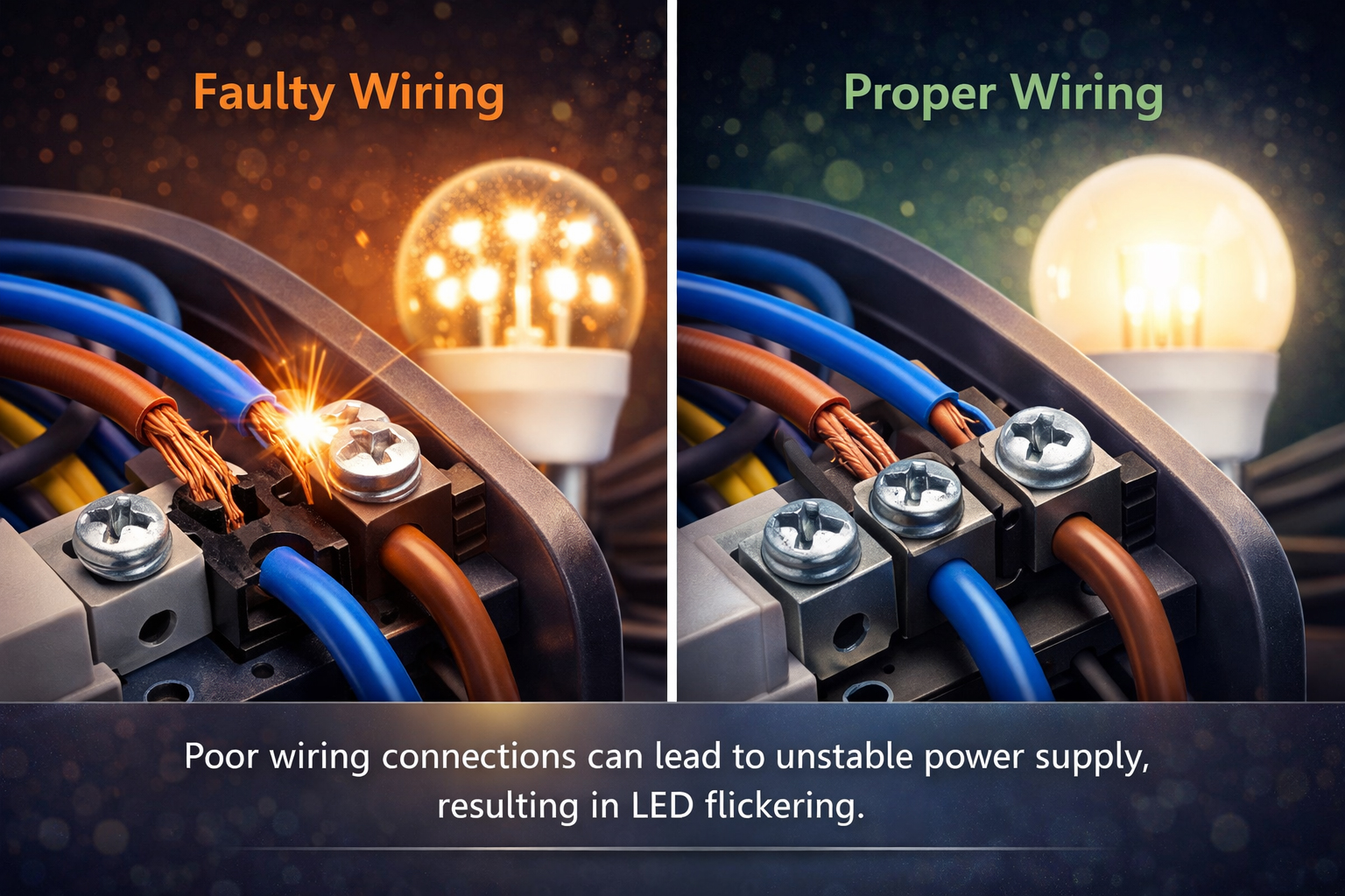 Why Do LED Lights Flicker? Common Causes and Solutions (Complete Guide)1