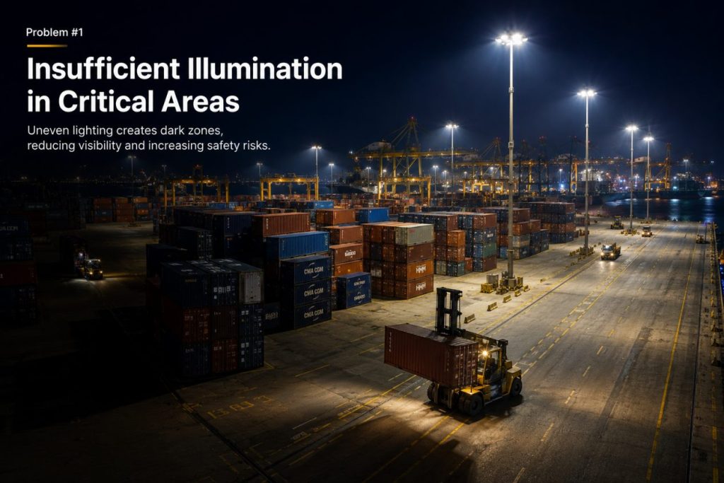 The three Most Overlooked Issues in Port and Container Terminal Lighting Projects