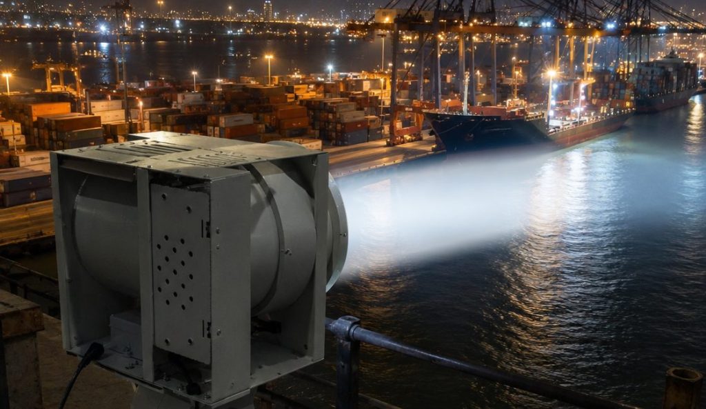 LED Search Light Applications in Ports, Harbors and Offshore Platforms